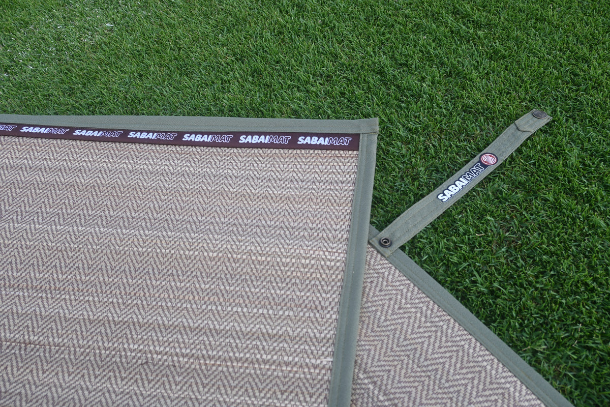 Fantasy OLIVE  woven mat