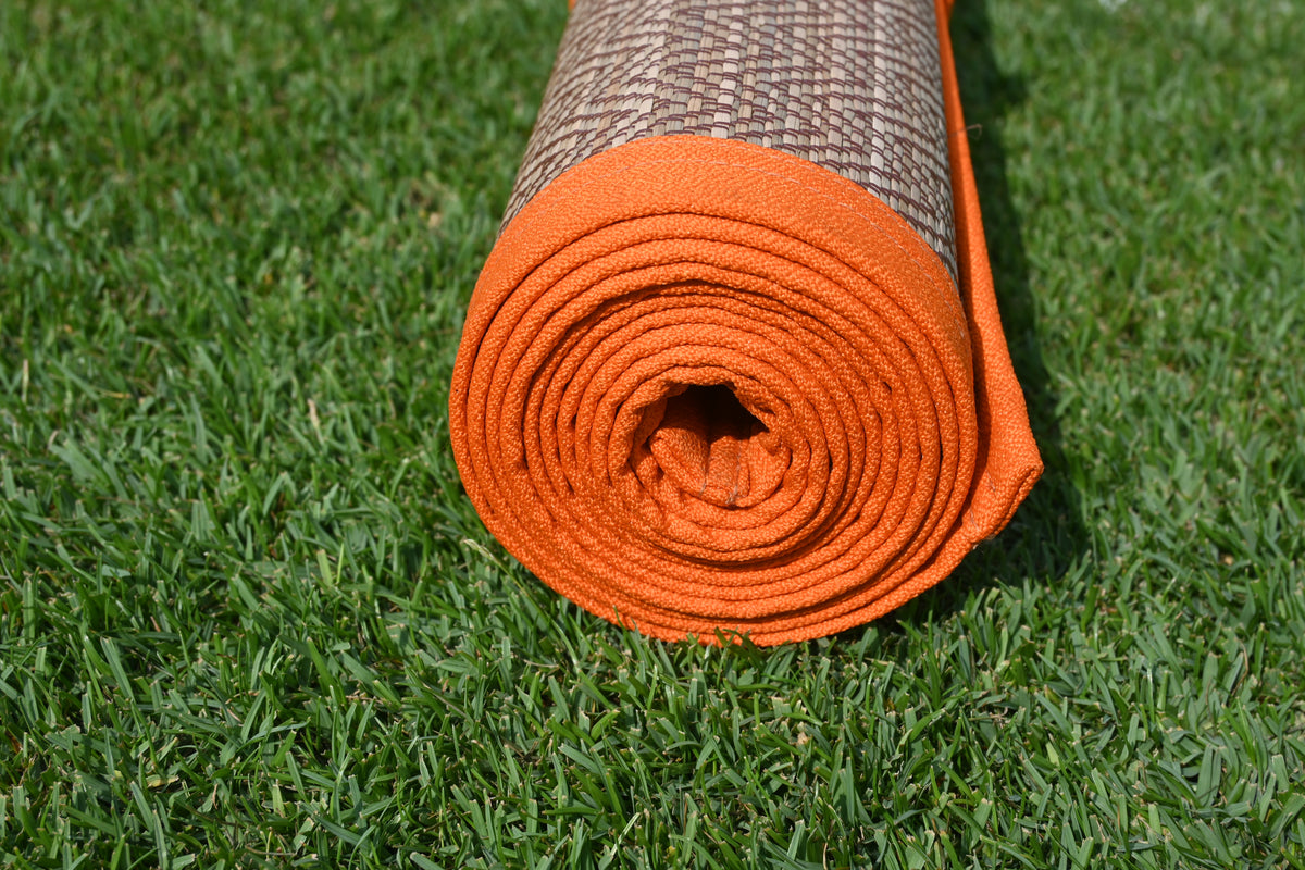 Fantasy ORANGE  woven mat