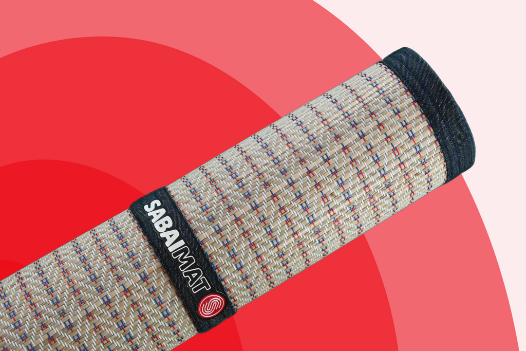 Classic RED  woven mat